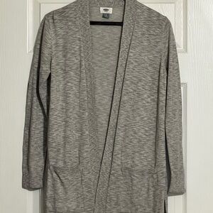 Old Navy Heather Gray Knit Sweater